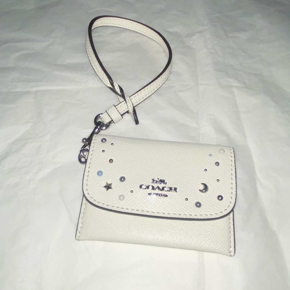 Coach CARD POUCH WITH CELESTIAL STUDS